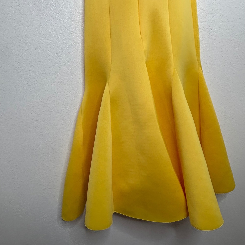 ASOS Yellow Midi Dress with Tie Straps - Picture 5 of 13